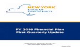 FY 2016 Enacted Budget Financial Plan - First Quarterly Update · 2015-08-04 · Introduction FY 2016 First Quarterly Update 3 Significant Budgetary/Accounting Practices The State’s