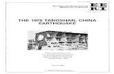 THE 1976 TANGSHAN, CHINA EARTHQUAKE · THE 1976 TANGSHAN, CHINA EARTHQUAKE Papers Presented at the 2nd U.S. National Conference on Earthquake Engineering Held at Stanford University