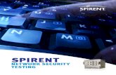 SPIRENT/media/brochures/spirent_network_security_testing_brochure.pdfNetwork Security Testing Requires Unparalleled Flexibility and Converged Innovation Spirent teStCenter C1 Ŋ Designed