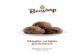 Single origin powders - Barry Callebaut · 100341-793 100421-793 100422-793 100522-793 22/24 HD TANZANIA • Rich brown colour • Milk chocolate ﬂavour with notes of caramel and