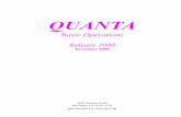 QUANTA Basic Operations Guide - Université de Montréal · QUANTA Basic Operations v Preface Who should read this book QUANTA Basic Operations is designed primarily for first-time