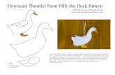 Duck Felt Christmas Pattern - Downeast Thunder Farm › wp-content › uploads › ... · Cut two of each pattern piece. Begin by stitching the sewing onto the body with a decorative
