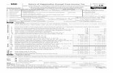 Return of Organization Exempt From Income Tax 2018 · Form 990 Department of the Treasury Internal Revenue Service Return of Organization Exempt From Income Tax Under section 501(c),