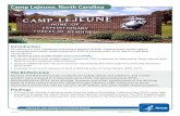 Camp Lejeune, North Carolina · CS265865 Updated Jan. 2017 Agency for Toxic Substances and Disease Registry Division of Community Health Investigations Camp Lejeune, North Carolina