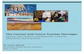The Current and Future Teacher Shortage · automatically receive an Oklahoma teaching certificate. This would allow for all certified teachers from other states to be certified in