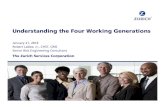 Understanding the Four Working Generations · Understanding the Four Working Generations January 21, 2016 Robert Labbe, Jr., CHST, CRIS Senior Risk Engineering Consultant The Zurich