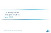 KBC Group / Bank Debt presentation May 2019...• Broadening ‘one-stop shop’ offering to our clients Diversification Synergy Customer Centricity 55% 53% 51% 51% 53% 45% 47% 49%