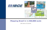 Mapping Brazil in 1:250,000 scale - United Nations · Mapping Brazil in 1:250.000 scale (BC250) The necessity of updating Brazilian maps in the 1:250,000 scale was defined in VI National