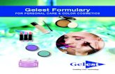 Gelest Formulary for Personal Care and Color … › gelest › product-brochures › ...KOREA SHINWOO ICT CO., LTD. #1907, DAERyUNG TECHNo ToWN 15 CHA, 224-5, GWANyANG-DoNG, DoNGAN-GU,