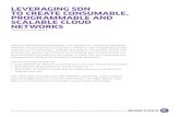 Leveraging SDN to Create Consumable, Programmable and Scalable Cloud Networks · 2013-12-18 · Leveraging SDN to create consumable, Programmable and Scalable cloud Networks aLCateL-LuCent
