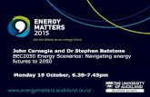 John Carnegie and Dr Stephen Batstone BEC2050 Energy ... › assets › uabsknowledge... · BEC2050 Energy Scenarios: Navigating energy futures to 2050 Monday 19 October, 6.30-7.45pm.