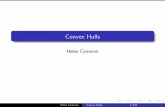 Convex Hulls - Department of Computer hacamero/ آ  Convex Hull: Informally Imagine that