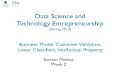 Data Science and Technology Entrepreneurshipsmaskey/dste/lectures/Data_Science_and_Te… · Extra Classes : Web Programming 101 ‣Starts in 1 or 2 weeks ‣2-3 extra lectures ‣1-2