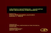 Neutron Scattering - Magnetic and Quantum Phenomena · 7.2.2 ULT Experimental Methods and Neutron Techniques 441 7.2.3 Nuclear Polarization Measurement from Neutron Scattering and