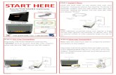 START HERE - NetZero · START HERE Front Panel View Rear Panel View Cables Kasda®KW58283 Gateway DSL Filter Power Adapter port labeled Phone. FOR QUESTIONS, CALL 1-888-349-0029 STEP:1