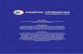 Our Vision Our Mission - WeatherPhilippines Foundation › wp-content › uploads › 2014 › 08 › 2015-Weath… · Our Vision To be the trusted and most reliable private weather