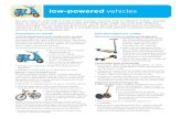 Motorized Scooters, Skateboards and the Segway Fact Sheet ...Public~Wo… · Motorized scooter or motorized skateboard † While the Motor Vehicle Safety Act (Canada) recognizes some