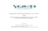 €¦  · Web viewREQUEST FOR PROPOSALS No. 18-01. FOR. WOODLAND COMMUNITY COLLEGE . CHILLER REPLACMENT. Issued by: Yuba Community College District. Issue Date: September 25, 2018