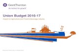 Union Budget 2016-17 - Grant Thornton India€¦ · • Budget has introduced the following amendments/ insertions: • Deduction available with respect to employee costs ... CENVAT