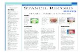 Volume 4 STANCIL RECORDstancilreunion.com/2009newsletter10.pdfMarcus “Mark” Stancil Langston, son of Anne Stancil Langston, served in Iraq from April 2008 until Nov. 10, 2008.