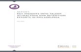 RepoRt: Key InsIghts Into talent attractIon and retentIon ... · Equal Measure | Key Insights into Talent Attraction and Retention Efforts in Philadelphia Page 2 Talent attraction