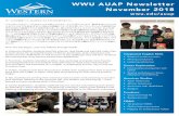 WWU AUAP Newsletter November 2018 › uploads › files › 20181207113533.pdfWWU AUAP Newsletter November 2018 wwu.edu/auap Integrated English Skills • Research project posters