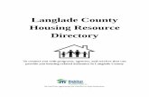 Langlade County Housing Resource Directory County... · Langlade County Housing Resource Directory *We have made every effort to be accurate in the description of the policies and