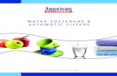 WATER SOFTENERS & AUTOMATIC FILTERS€¦ · water is no problem with American Plumber by Pentair. American Plumber Water Softening Systems can turn good water into better water by