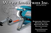 Wolff Industries Inc. - WordPress.com › 2014 › 07 › ...Wolff Industries, Inc. is the worlds larg’ est manufacturer of commercial scissors sharpeners. Wolff specializes in finding