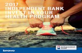 2017 INDEPENDENT BANK INVEST IN YOUR HEALTH PROGRAMfiles.constantcontact.com/ed094ccc201/79953677-e381-448f-863c-9… · The “Invest In Your Health” wellness program is voluntary