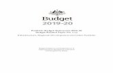 Infrastructure, Regional Development and Cities Portfolio · 2019-03-31 · Portfolio Budget Statements 2019–20 Budget Related Paper No. 1.12 Infrastructure, Regional Development