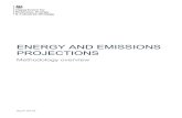 ENERGY AND EMISSIONS PROJECTIONS - gov.uk...projecting future energy demand and greenhouse gas emissions for the UK. Since the late 1970s, the Government has published projections