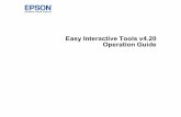 Easy Interactive Tools v4.20 Operation Guide• Windows 10: Click > All Apps > Easy Interactive Tools Ver.X.XX. • OS X : From the Applications folder, double-click Easy Interactive