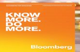 BLOOMBERG FOR EDUCATION KNOW MORE. DO MORE.service, the world’s leading platform for global business and finance news, data, analytical tools and research. Bloomberg offers a special