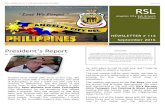 RSL ANGELES CITY SUB BRANCH PHILIPPINES Issue 114 RSL · RSL ANGELES CITY SUB BRANCH PHILIPPINES Issue 114 RSL Angeles City Sub Branch Philippines NEWSLETTER # 114 September 2016