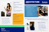ARCHITECTURE - University of California, Berkeley › sites › default › files › general › architecture.pdfArchitecture Major . seeks to familiarize students with the production