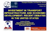 Website Version--Transport Infrastructure and Economic ... · economic benefits from transport infrastructure investment, subject to important limitations 2. Minority of studies have