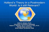 Holland’s Theory in a Postmodern World: Is it still Relevant? · Myth 11: Holland’s theory can’t be used with persons who have chaotic work histories This is a common myth shared