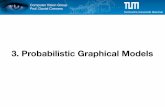 3. Probabilistic Graphical Models - TUM · A Probabilistic Graphical Model is a diagrammatic representation of a probability distribution. • In a Graphical Model, random variables