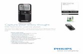 Capture your every thought - Philips › files › l › lfh0632_27b › ...Capture your every thought With ClearVoice for crystal-clear playback The Voice Tracer digital recorder