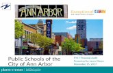Public Schools of the City of Ann Arbor › cms › lib › MI01907933 › Centricity › ... · 2017-11-17 · Public Schools of the City of Ann Arbor FY17 Financial Audit Presented
