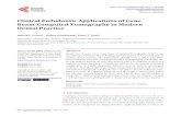 Clinical Endodontic Applications of Cone Beam-Computed … · 2017-07-20 · Clinical Endodontic Applications of Cone Beam-Computed Tomography in Modern Dental Practice Johnah C.
