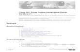 Cisco SIP Proxy Server Installation Guide Version 2 · Cisco SIP Proxy Server Installation Guide Version 2.1 Prerequisites 3 Cisco SIP Proxy Server Installation Guide 78-15951-01
