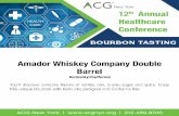 Bourbon Tasting Notes 2020 - ACG Global Tasting Notes 2020.pdf · Bourbon Tasting 12th Boondocks Whiskey Kentucky Deep smoke, heavy oak proﬁle with classic Bourbon ﬂavors - toasted