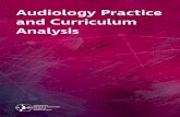 Audiology Practice and Curriculum Analysis€¦ · Audiology Practice and Curriculum Analysis. 1 Executive Summary Michael Rosenfeld, PhD ... survey instrument and study report (Rosenfeld,