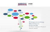 Empowering Business Growth · first five years. Since launching in January of 2014, Florida SBDC at FIU - the small business development center at FIU’s ollege of usiness – has
