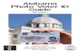 Alabama Photo Voter ID Guide › ... › voter-pdfs › AlabamaPhotoVoterID… · ALABAMA PHOTO VOTER ID GUIDE 4TH EDITION Prepared by the Office of the Secretary of State State of