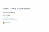 Machine Learning and Data Science › events › 2017 › redmon… · Machine learning is the field of study that gives computers the ability to learn without being explicitly programmed,