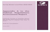 Appendix A to the Habitat Regulations Assessment Report › __data › assets › pdf_file › 0010 › ... · 2019-01-25 · Appendix A to the Habitat Regulations Assessment Report