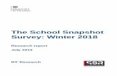 The School Snapshot Survey: winter 201803in-03/... · 6 . Executive Summary . This report covers the Winter 2018 findings from the third wave of the School Snapshot Survey. A total